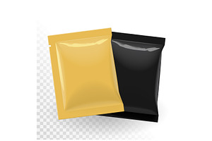 Gold And Black Blank Packaging Foil