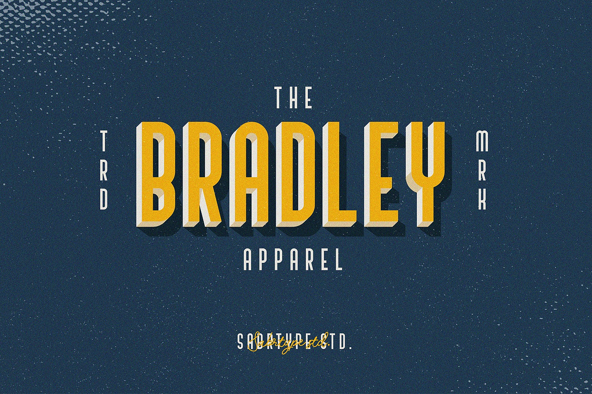 SALE! Bivoac Layered Font preview 5
