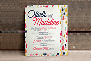 3 Fun Pattern Wedding Suite, an Invitation Template by BlueRobinDesignShop (Thumbnail 1 of 6)