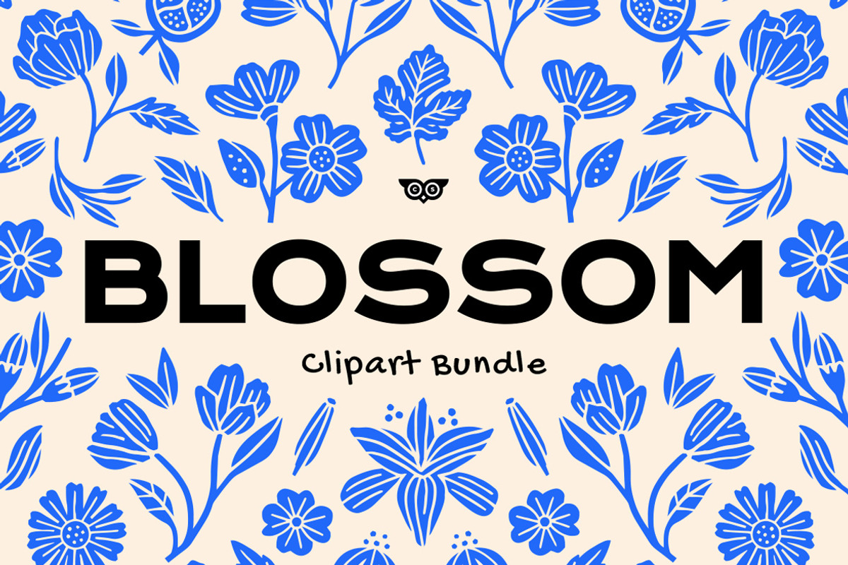 Blossom Clipart Bundle, an Object Illustration by ClayStudio (Photo 1 of 7)