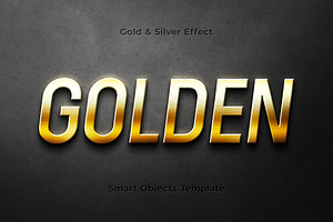 Glossy Metal Text Effect, a Layer Style Add-On by Design Squad