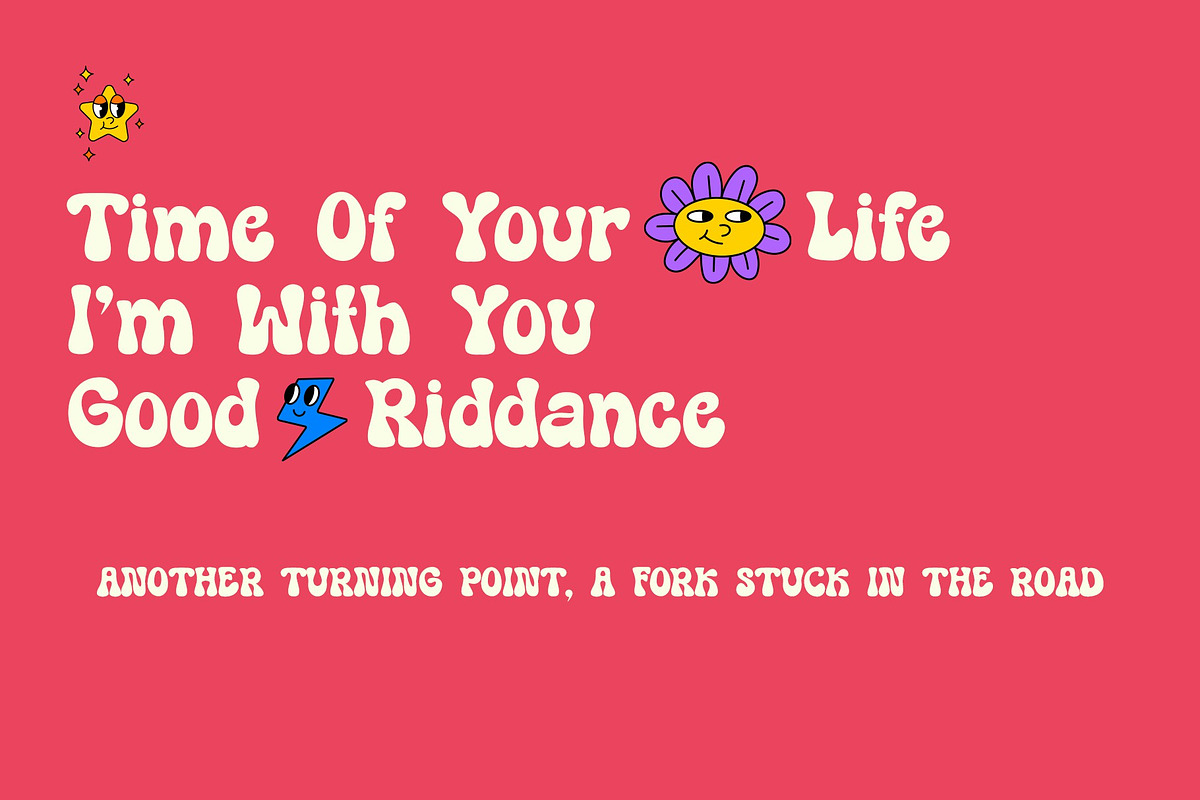 Well Soon - Display Bubble Font, a Handwritten Font by Koplexs Studio (Photo 3 of 11)