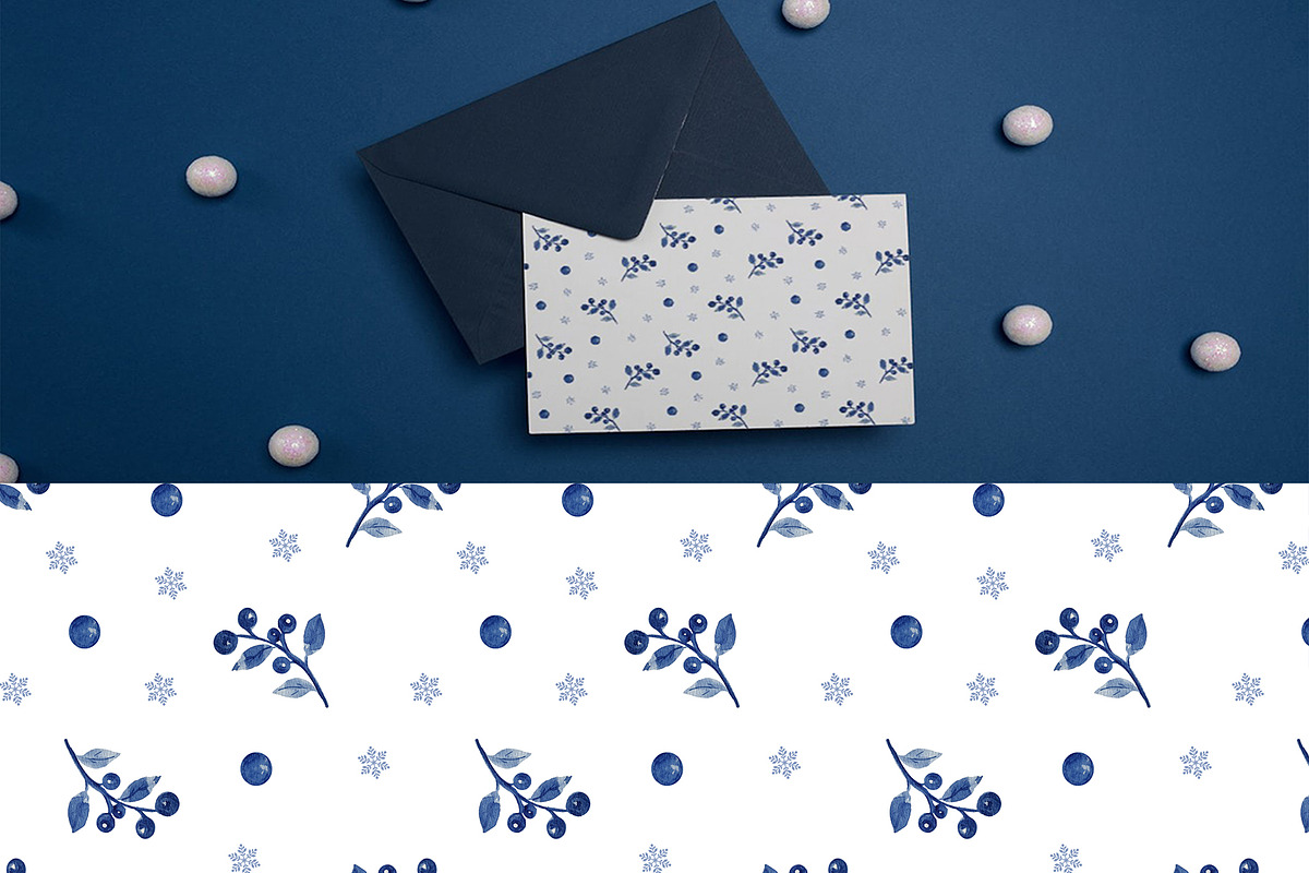 Christmas in Blue, an Illustration by YuliTeh_art (Photo 7 of 11)