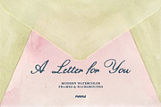 A Letter for You: Watercolor Collage, an Object Graphic by Purple (Thumbnail 3 of 16)