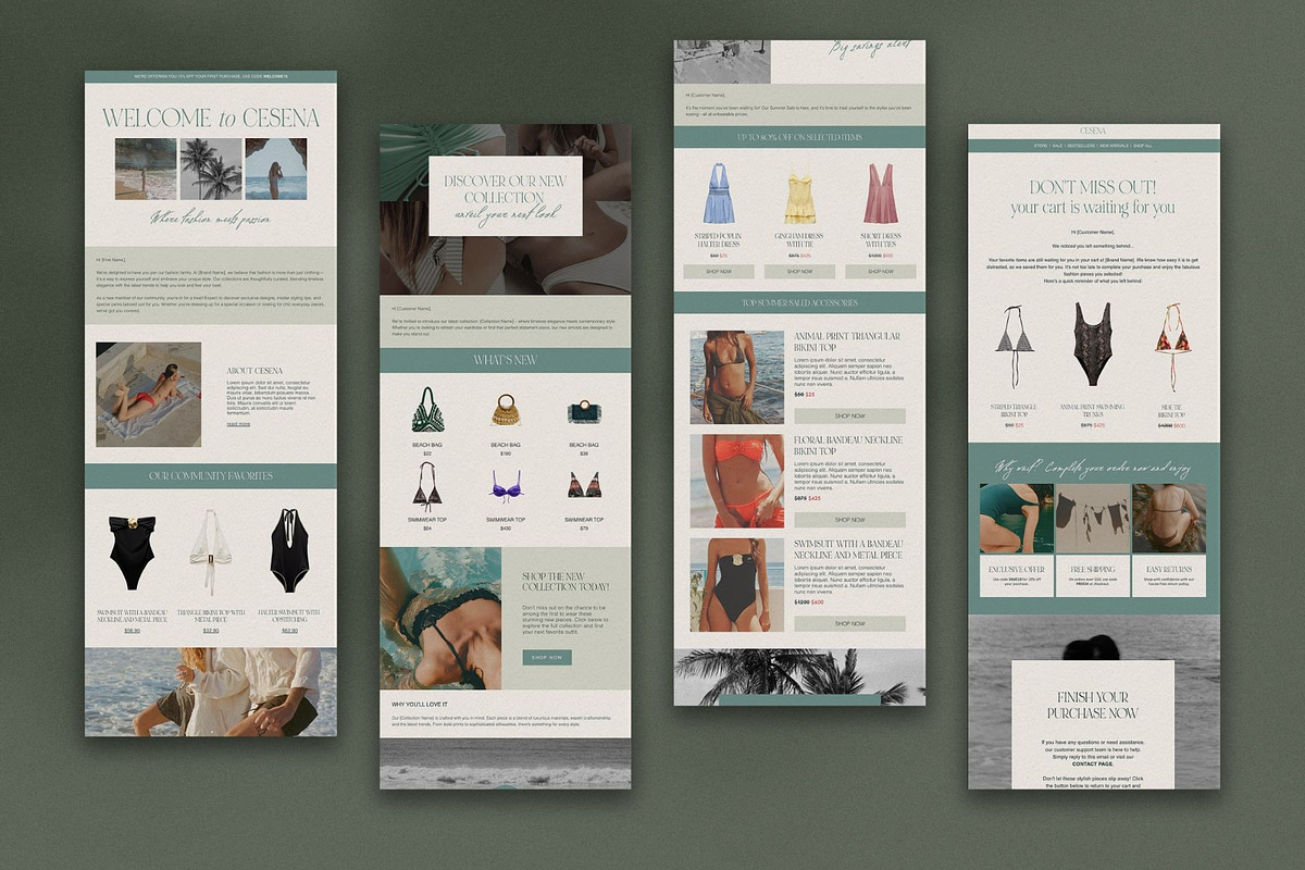 Flodesk Email Newsletter Template | Amare Creative
