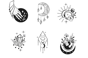 Tattoos Set 4 Procreate Brush Stamps