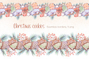 Christmas Cookies watercolor, a Food Illustration by Shabbypie (Thumbnail 11 of 12)