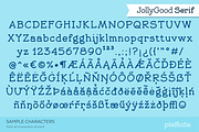 JollyGood Serif Essentials, a Slab Serif Font by Letradora (Thumbnail 6 of 7)