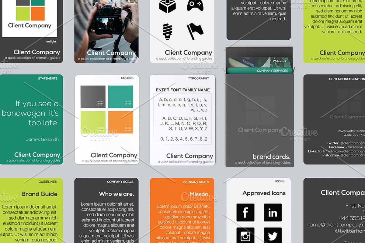 Brand Cards - Business Deck of Cards, a Card Template by PeaceLoveDesign (Photo 2 of 4)