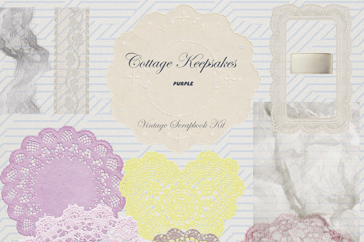 Cottage Keepsakes: Vintage Scrapbook, an Object Graphic by Purple (Photo 8 of 13)
