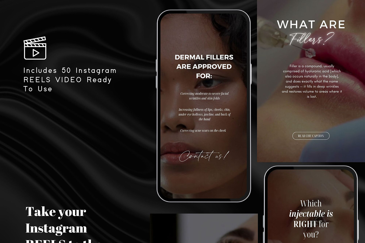 Skincare Instagram Video Reels, a Social Media Template by design4social (Photo 3 of 9)