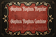 Hophus Roghus - Layered & Ornaments, a Serif Font by Bombastype (Thumbnail 6 of 10)