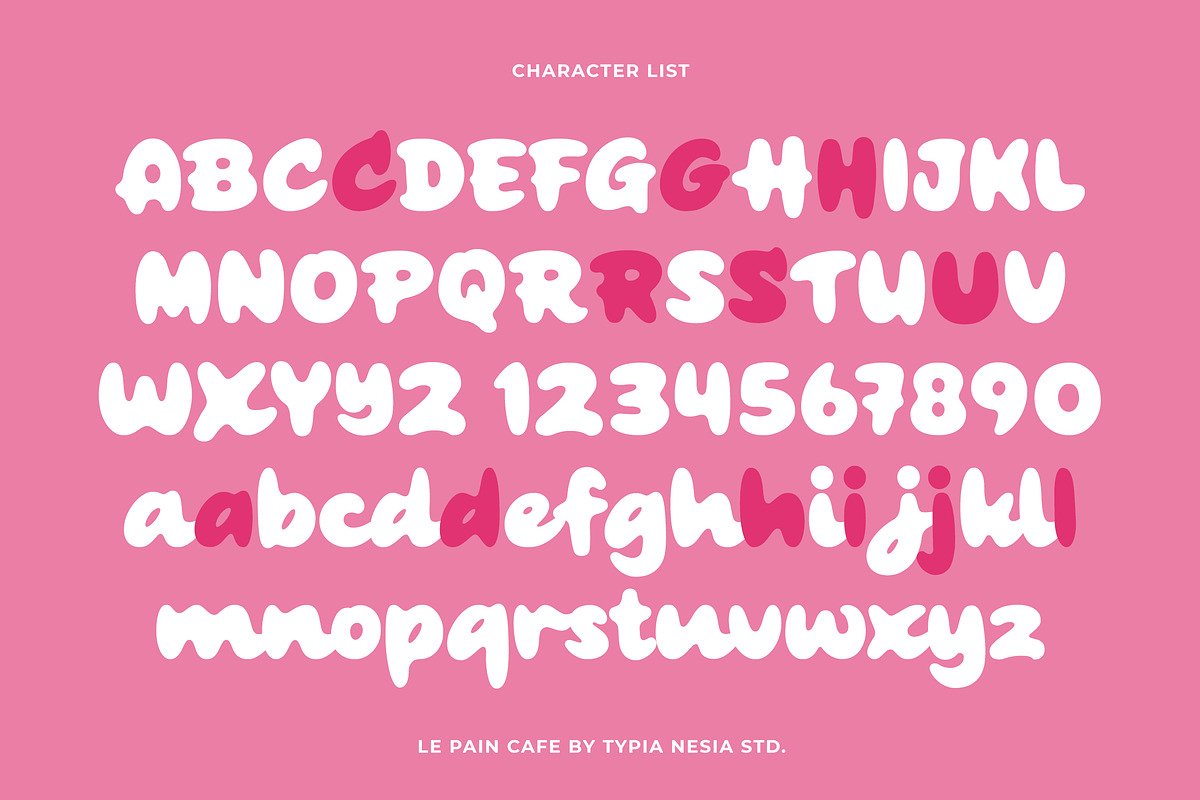 Le Pain Cafe - Nostalgic Bold Retro, a Handwritten Font by Typia Nesia (Photo 2 of 14)