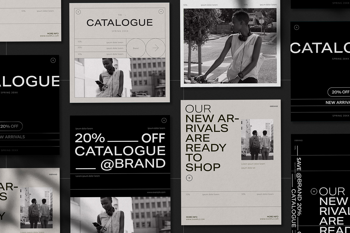 Elegant & Minimal Social Media Set, a Templates & Theme by wavebreak