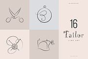 Tailor. Line Art Collection, a Work Illustration by le-genda (Thumbnail 2 of 6)