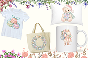 Pastel Watercolor Christmas Cliparts, a Seasonal Illustration by Ink Gallery (Thumbnail 4 of 8)