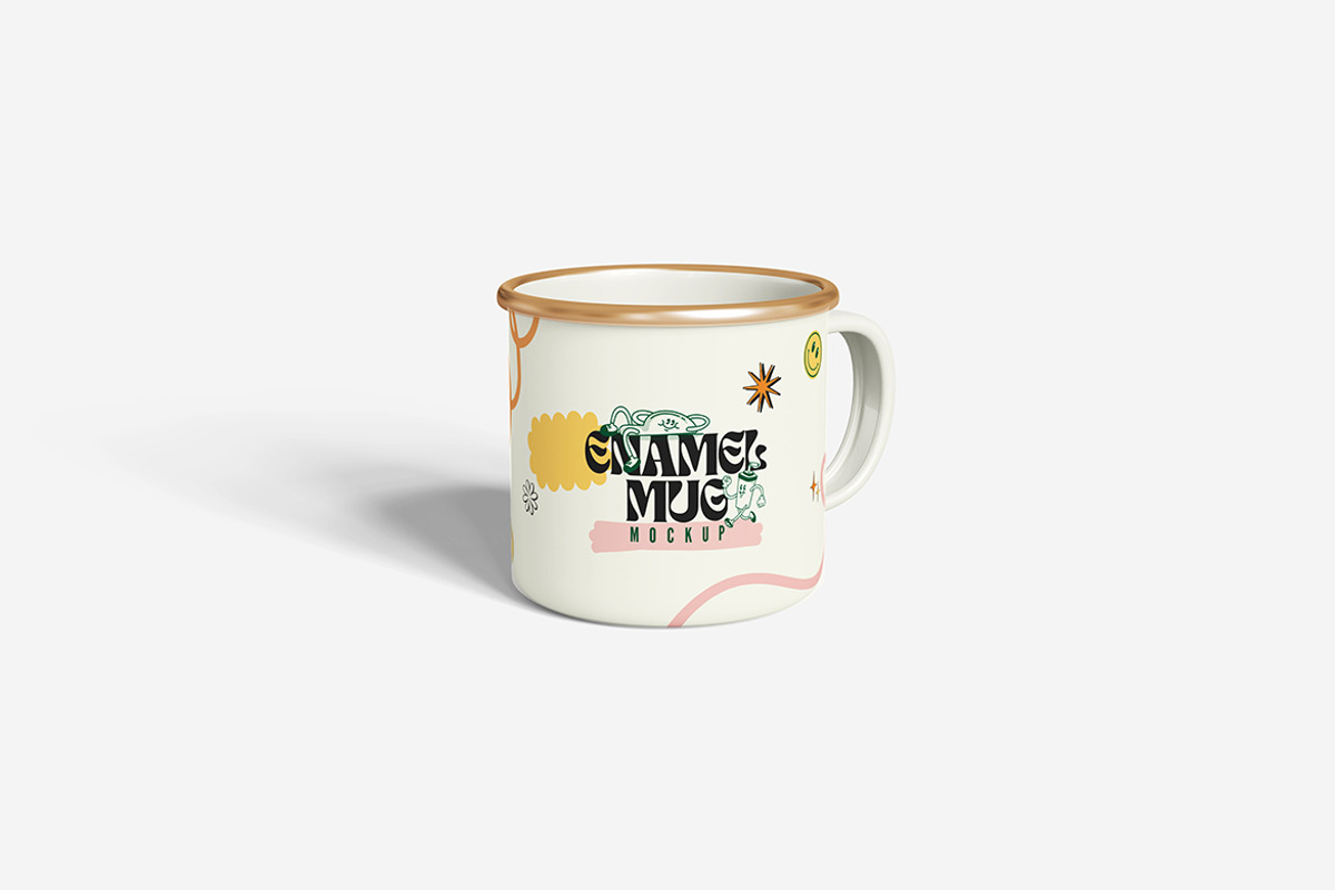 Enamel Mug Mockup, a Product Mockup by MrLetters (Photo 3 of 5)