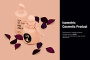 Isometric Cosmetic Product Mock-up, a Packaging Mockup by IsometricWorld (Thumbnail 1 of 5)