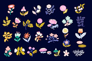 Spring Flowers Set, a Seasonal Illustration by Bloomart Studio (Thumbnail 2 of 7)