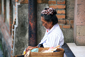 Old Women in Bali, Indonesia
