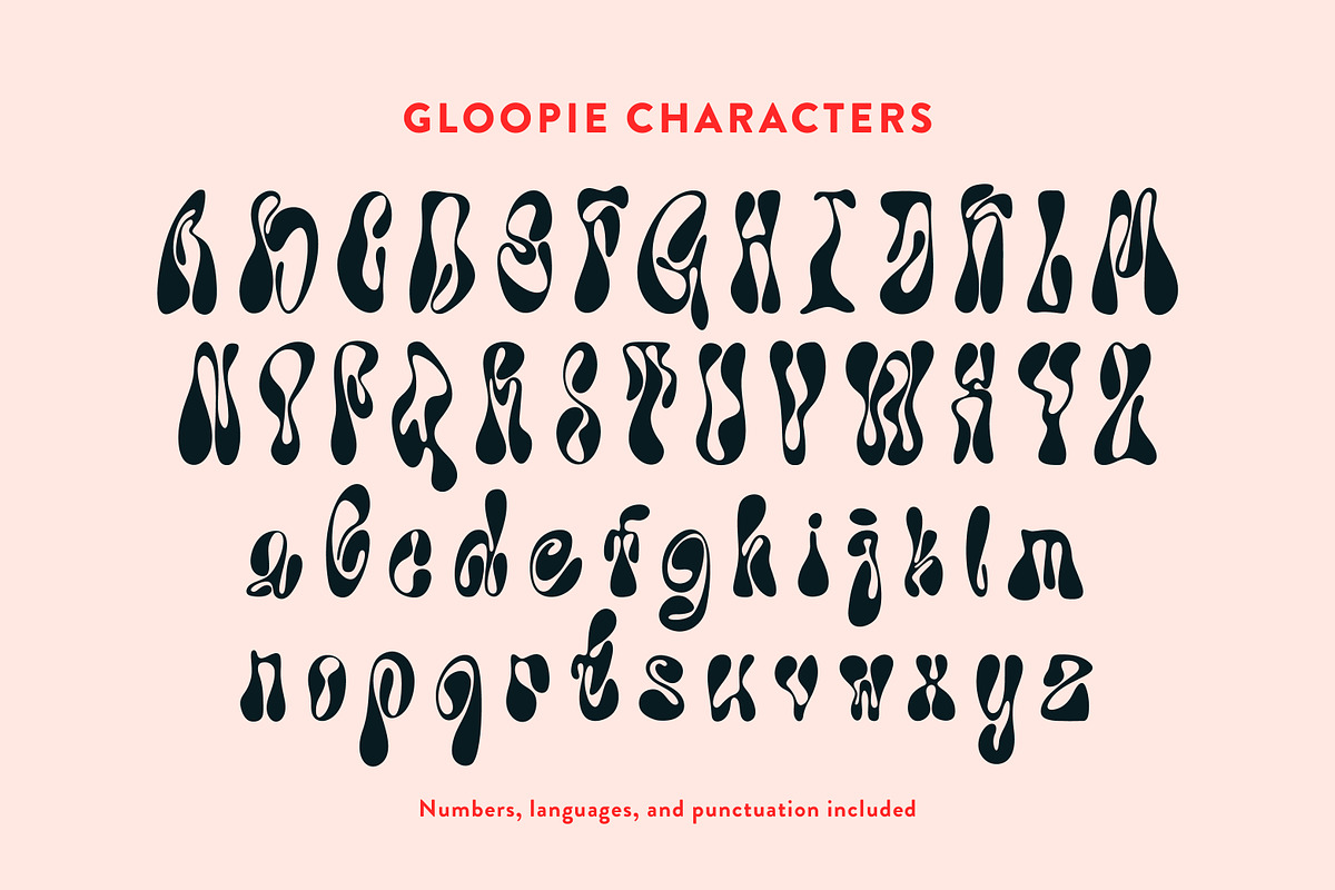 Gloopie Abstract Handwritten Font, a Handwritten Font by Struvictory.art (Photo 4 of 8)