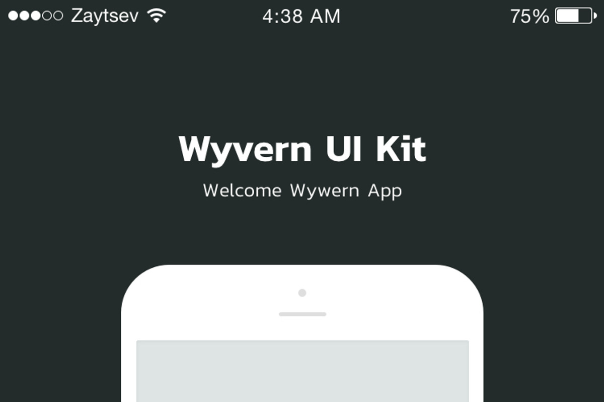 Wyvern iOS Wireframe UI Kit, a Wireframe Template by Yaroslav Zaitsev (Photo 54 of 57)