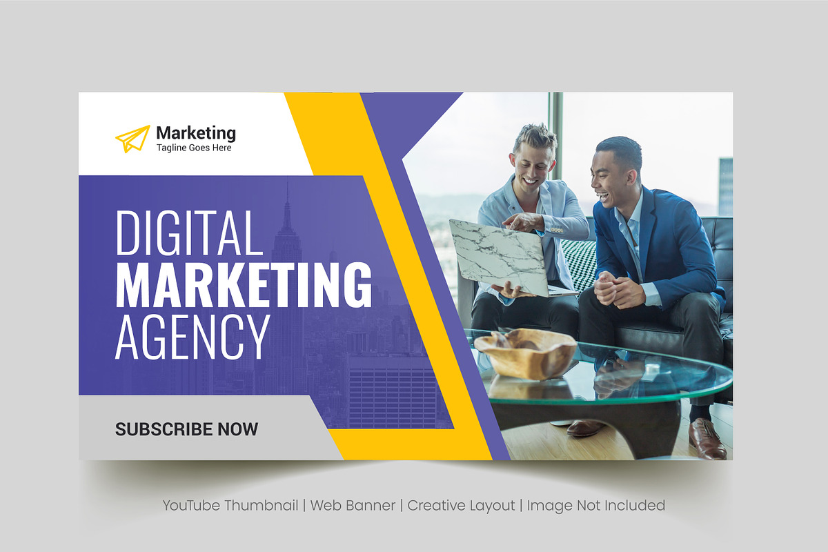 YouTube Thumbnail Template, a Social Media Template by DesignOriel (Photo 3 of 4)