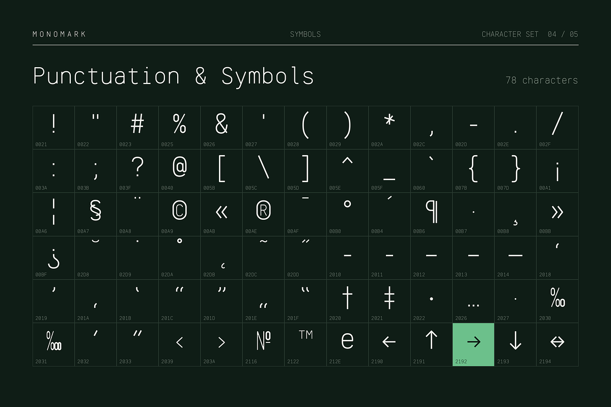 Monomark - Professional Monospace, a Sans Serif Font by HipFonts (Photo 13 of 17)