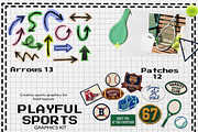 Playful Sports Graphics Kit 170 PNG, an Object Graphic by DreamoraArt (Thumbnail 5 of 10)