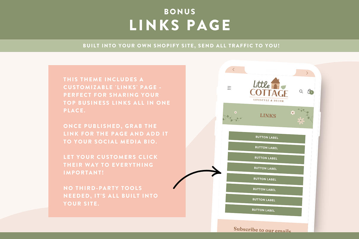 Cottagecore Shopify Theme, a Shopify Template by Design Pixie (Photo 9 of 11)