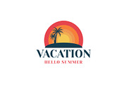 Summer Vacation Beach Logo Bundle, a Branding & Logo Template by Dyn Studio (Thumbnail 2 of 6)
