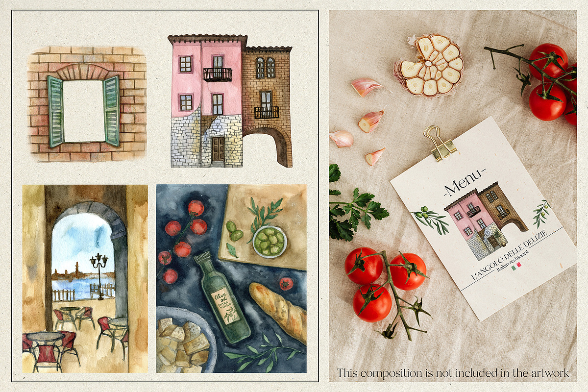 Toscana & Italian Food, a Food Illustration by Onceli*art (Photo 14 of 15)