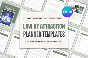 Law of Attraction Planner | Canva