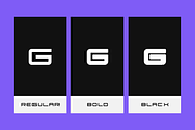 Reesha - Futuristic Font Family, a Handwritten Font by alpercakici (Thumbnail 8 of 14)