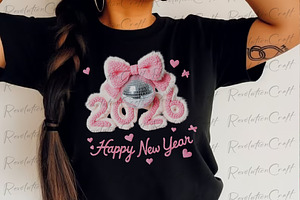 Yarn Crochet Happy New Year 2026, an Illustration by OK Design