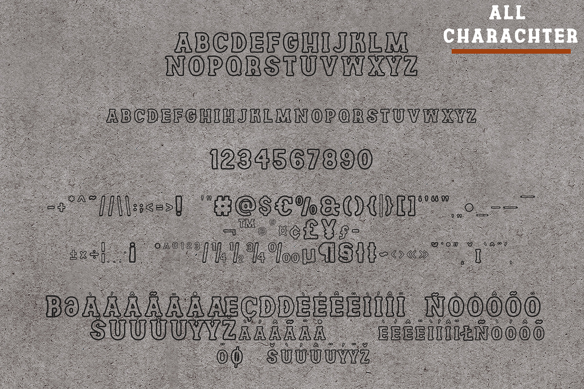 Channels Family Vintage Font preview 8