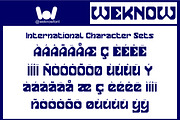Mnemonic Core font, a Font by weknow (Thumbnail 8 of 8)