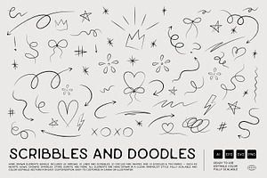 Scribbles: Arrows, Lines & Shapes