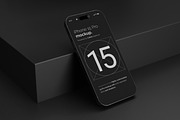 iPhone 15 Pro Mockup Kit, an iPhone Mockup by Catkie - Digital Art (Thumbnail 4 of 8)