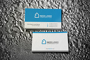 simple house business card, a Business Card Template by Indigo Graphic Shop (Thumbnail 4 of 4)