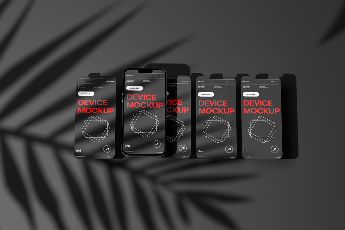10 PSD Multiscreen Iphone Mockup, an iPhone Mockup by East Gallery (Photo 7 of 10)