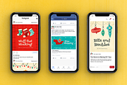 Mid-Century Christmas Social Pack, a Social Media Template by Hues of Hodges (Thumbnail 2 of 6)