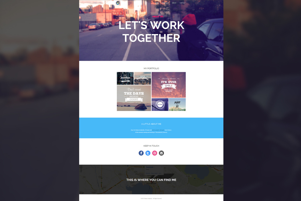 Avenuue - Portfolio (HTML/CSS), a Websites & App Template by iamstratos (Photo 3 of 4)