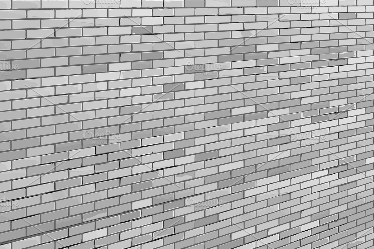 Brick wall set of vector backgrounds, a Texture Graphic by Fedor Fiberg Vector Shop (Photo 2 of 6)