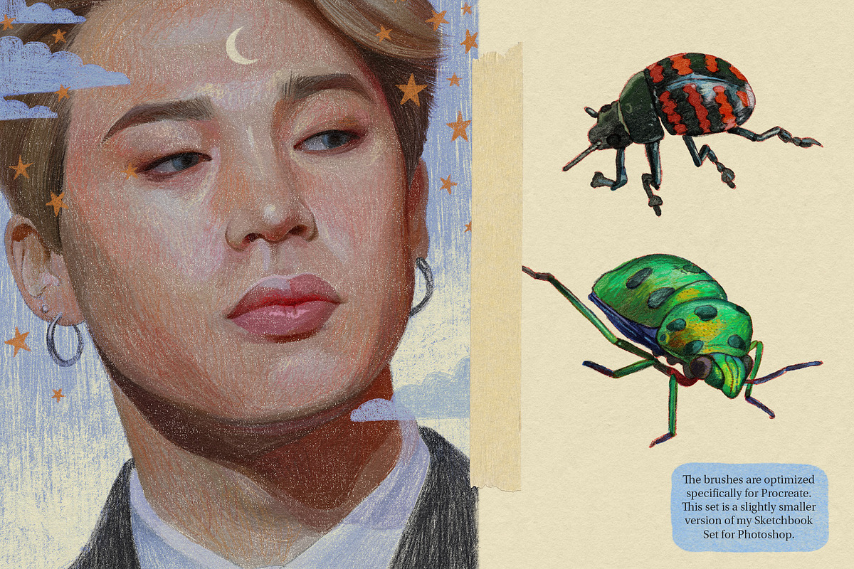 Sketchbook Set – Procreate Brushes, a Brush Add-On by Sadie Lew (Photo 9 of 10)
