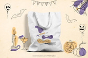 Halloween SVG Sign Spooky Bundle, an Illustration by PawGraphic (Thumbnail 4 of 11)