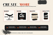 95 Ink Brush Assets PSD PNG, a Brush Add-On by ZinetroN (Thumbnail 6 of 6)