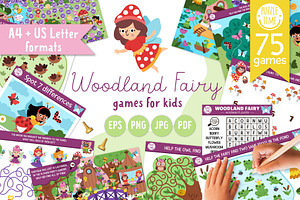 Woodland Fairy games for kids, an Education Illustration by Lexi Claus