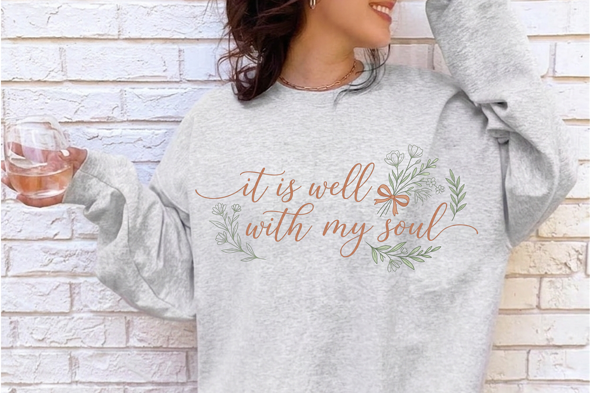 It Is Well With My Soul PNG, Trendy, a Graphic by Vector Portal (Photo 9 of 9)