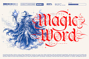 Strata magic Typeface, a Blackletter Font by alit design (Thumbnail 15 of 17)